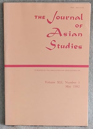 Seller image for The Journal of Asian Studies Vol. XLI No. 3 May 1982 for sale by Argyl Houser, Bookseller