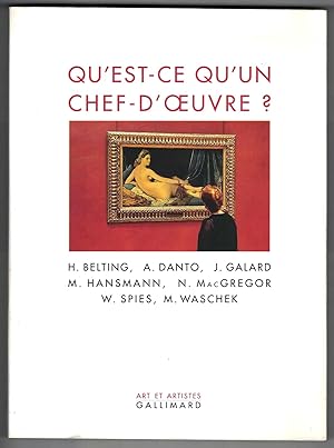 Qu'est-ce qu'un chef-d'oeuvre ?