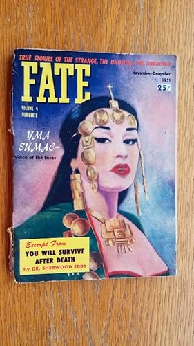 Image du vendeur pour Fate: November - December 1951 mis en vente par Scene of the Crime, ABAC, IOBA