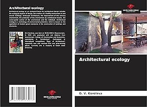 Imagen del vendedor de Architectural ecology a la venta por moluna