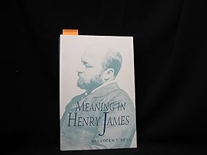 Seller image for Meaning in Henry James for sale by George Strange's Bookmart