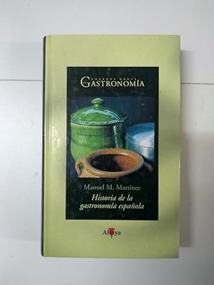 Imagen del vendedor de Historia de la gastronoma espaola a la venta por Libros Ambig