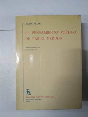 Imagen del vendedor de El pensamiento potico de Pablo Neruda a la venta por Libros Ambig