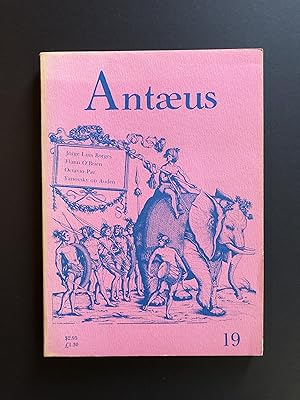 Imagen del vendedor de Antaeus 19 (Autumn 1975) a la venta por Philip Smith, Bookseller