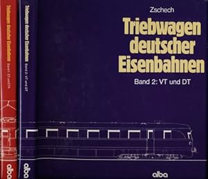 Bild des Verkufers fr Triebwagen deutscher Eisenbahnen. 2 Bde. Band 1: ET und ETA, Band 2: VT und DT. zum Verkauf von Versandantiquariat  Rainer Wlfel