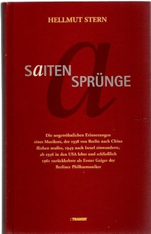 Saitensprünge. Die ungewöhnlichen Erinnerungen eines Musikers. Mit persönlicher Widmung des Autors.