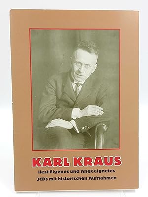 Seller image for Karl Kraus liest Eigenes und Angeeignetes. NUR das Buch, OHNE die 3 CDs for sale by Antiquariat Smock