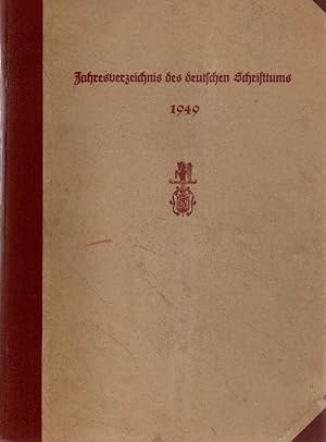 Jahresverzeichnis des deutschen Schrifttums 1949.