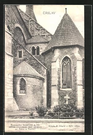 Image du vendeur pour Ansichtskarte Tschaslau / Caslav, Kaple P. Marie z XIV. veku mis en vente par Bartko-Reher