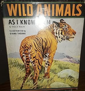 Bild des Verkufers fr Wild Animals As I Know Them /w Dust Jacket zum Verkauf von Margins13 Books