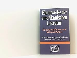 Bild des Verkufers fr Hauptwerke der amerikanischen Literatur: Einzeldarstellungen und Interpretationen zum Verkauf von Book Broker