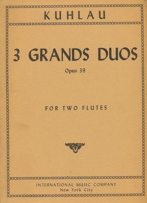 Seller image for 3 Grands Duos for Two Flutes, Opus 39 for sale by CorgiPack