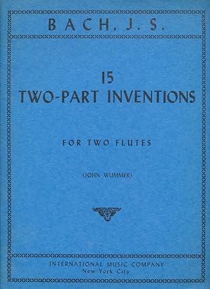 Seller image for 15 Two-Part Inventions for Two Flutes for sale by CorgiPack