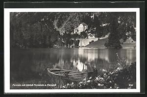 Ansichtskarte Nassereith, Fernsee mit Schloss Fernstein am Fernpass