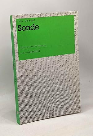 Seller image for Sonde for sale by crealivres