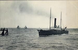 Ansichtskarte / Postkarte Trouville sur Mer Calvados, Augustin Normand rentrant dans les Jetées, ...