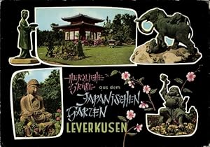 Bild des Verkufers fr Ansichtskarte / Postkarte Leverkusen im Rheinland, Japanischer Garten zum Verkauf von akpool GmbH