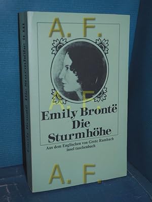 Bild des Verkufers fr Die Sturmhhe Emily Bronte . Aus d. Engl. von Grete Rambach / Insel-Taschenbuch , 141 zum Verkauf von Antiquarische Fundgrube e.U.