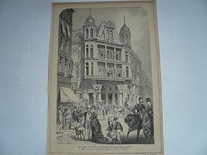 Kaisergalerie, Berlin, anno 1874, Holzstich, 29 x 20 cm. Die am 22. März 1873, dem Geburtstag Kai...