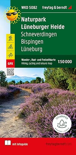 Image du vendeur pour Naturschutzgebiet Lneburger Heide, Schneverdingen - Bispingen, Wander- und Radkarte 1:50.000 mis en vente par moluna
