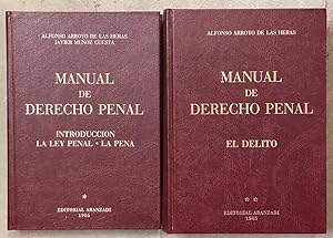 Image du vendeur pour MANUAL DE DERECHO PENAL. I: Introduccin. La Ley Penal. La Pena. II: El Delito mis en vente par Fbula Libros (Librera Jimnez-Bravo)