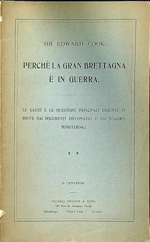 Bild des Verkufers fr Perche' la Gran Brettagna e' in guerra zum Verkauf von Librodifaccia