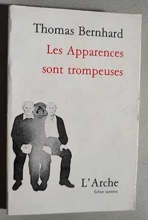 Image du vendeur pour Les Apparences sont trompeuses. mis en vente par Librairie Pique-Puces
