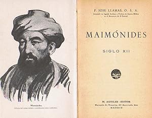 Seller image for MAIMNIDES. SIGLO XII for sale by Librera Torren de Rueda