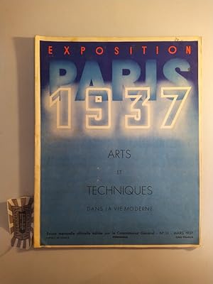 Exposition Paris 1937. Arts et techniques dans la vie moderne.