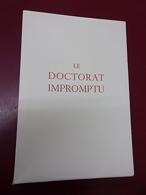 Le doctorat impromptu.