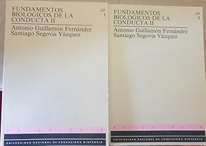 FUNDAMENTOS BIOLOGICOS DE LA CONDUCTA II. VOLUMEN 1 Y 2.