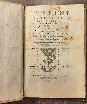Iustini Ex Trogi Pompeii historiis externis libri 44. His accessit ex Sexto Aurelio Victore De vi...