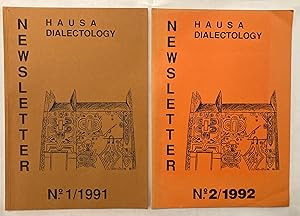 Seller image for Hausa dialectology newsletter Numbers 1 & 2, 1991 & 1992 for sale by Joseph Burridge Books