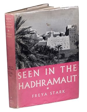 Seller image for Seen in the Hadhramaut.London, John Murray, 1938. 4to. With the title-page in red and black, 1 map of the Hadhramaut titled: "Seen in the Hadhramaut", and 50 double sided plates. The plates are included in the pagination. Blue cloth with black lettering on front cover and spine. With dust jacket. for sale by Antiquariaat FORUM BV