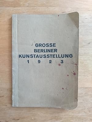 Grosse Berliner Kunstausstellung 1923