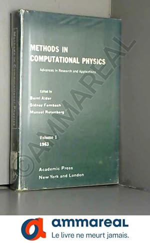 Seller image for Methods in Computational Physics Volume 1 for sale by Ammareal