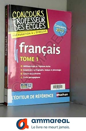 Bild des Verkufers fr Franais - Tome 1 - Epreuve crite zum Verkauf von Ammareal