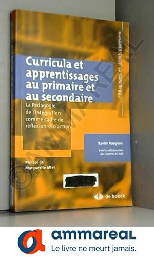 Seller image for Curricula et apprentissages au primaire et au secondaire (2011) for sale by Ammareal