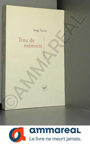 Seller image for Trou de mmoire for sale by Ammareal