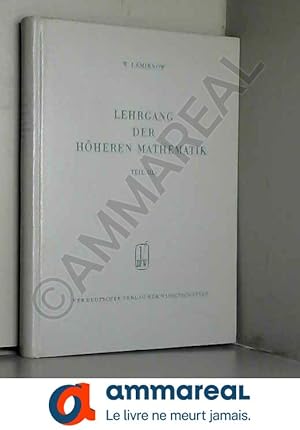 Seller image for Lehrgang der hheren Mathematik III/1. for sale by Ammareal