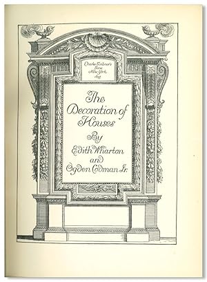 Seller image for THE DECORATION OF HOUSES for sale by William Reese Company - Literature, ABAA