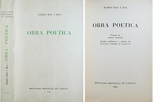 Seller image for Obra Potica. Prlogo de Andrs Ochando. Estudio preliminar y edicin de Francisco Carreres de Calatayud. for sale by Hesperia Libros