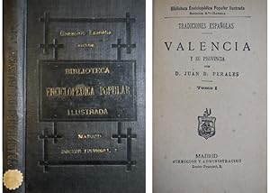 Imagen del vendedor de Tradiciones Espaolas. Valencia y su Provincia. Tomo I (nico publicado). a la venta por Hesperia Libros