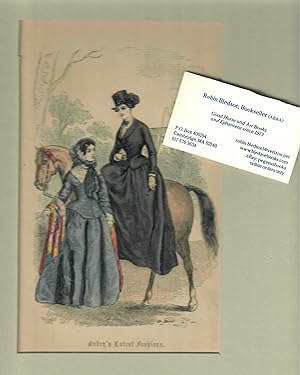 Godey's Latest Fashions [sidesaddle fashion plate]