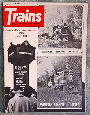 Seller image for Trains July 1965 Vol. 25 No. 9 for sale by Argyl Houser, Bookseller