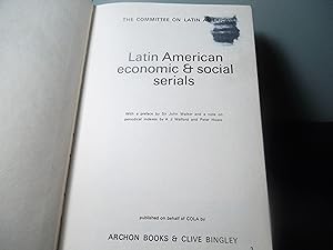 Imagen del vendedor de Latin American economic & social serials a la venta por Eastburn Books