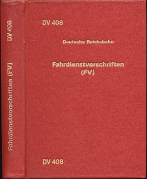 Seller image for Fahrdienstvorschriften (FV). Gltig ab 1. September 1990. for sale by Versandantiquariat  Rainer Wlfel