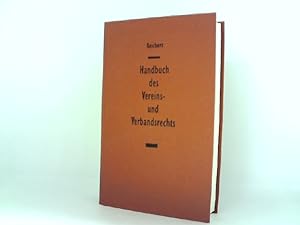 Immagine del venditore per Handbuch des Vereins- und Verbandsrechts venduto da Das Buchregal GmbH