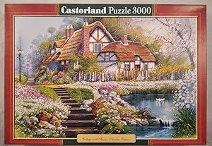 Castorland Puzzle C3003271 : Cottage with Swans, Andres Orpinas [Puzzle] 3000 Teile, 3000 pieces,...
