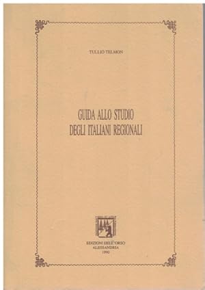 Immagine del venditore per Guida allo studio degli italiani regionali. venduto da FIRENZELIBRI SRL